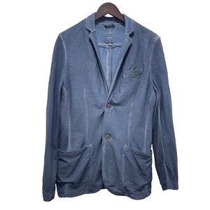 Alpha Studio Discoloration Dyeing Blue Blazer Size IT 50 US 40 Medium